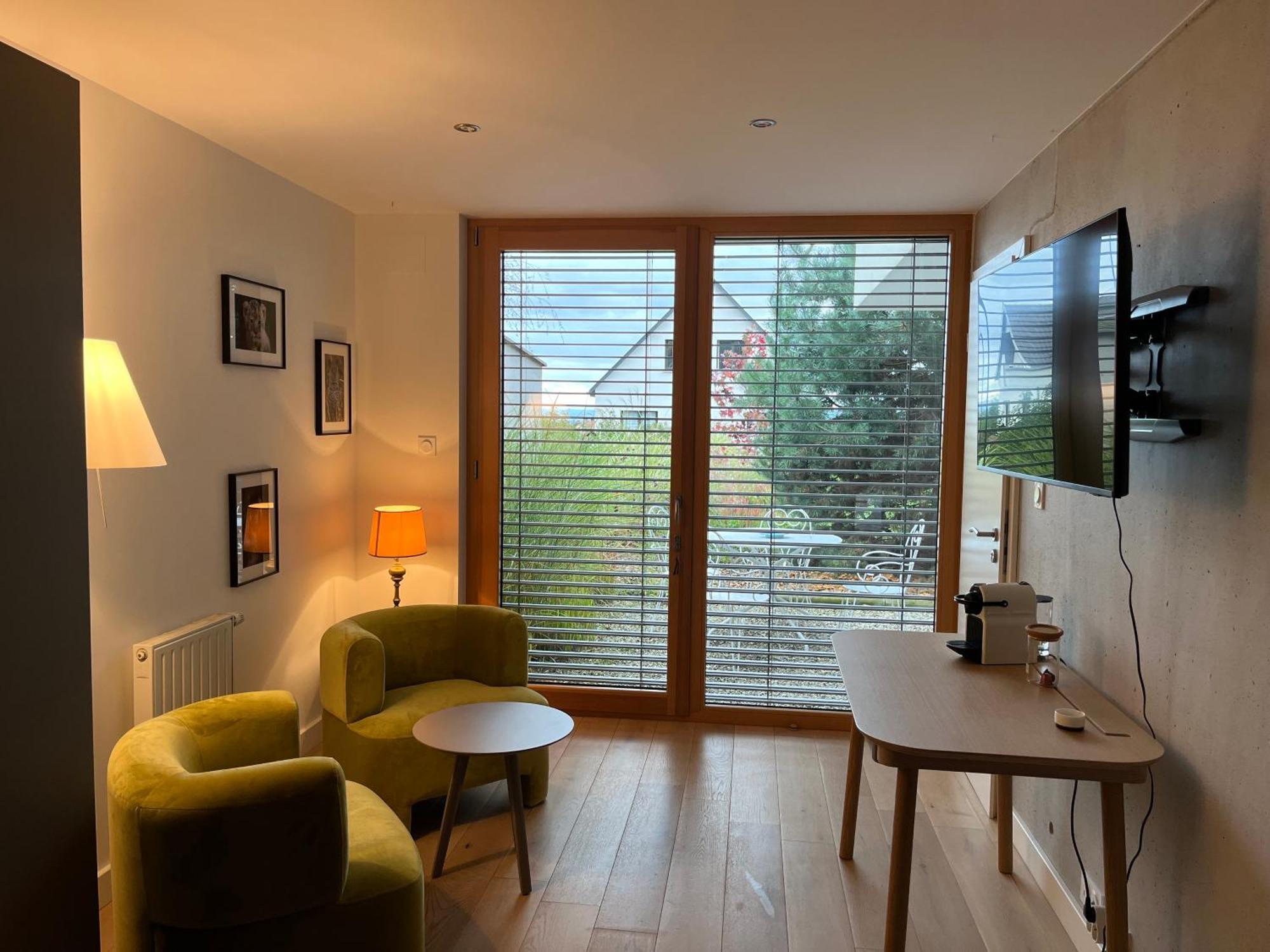 Chambre Double 2 P Luxe Aux Vignes Lovees, Entree Independante Riquewihr Buitenkant foto